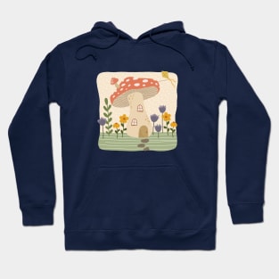 Cute Fairy Mushroom House Hoodie